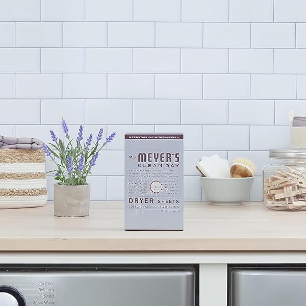 MRS. MEYER’S CLEAN DAY DRYER SHEETS LAVENDER, 80 CT