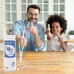 AssuTest 17 in 1 Water Test Kit-100 Strips + 2