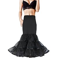 Women's Hoopless Wedding Petticoat for Maxi Bridesmaid Dress Full Circle  Underskirt(S/M, Black) at Amazon Women's Clothing store