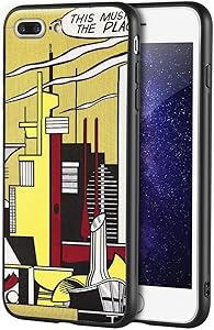 Roy Lichtenstein for iPhone 7 Plus&iPhone 8 Plus Case/Art Cellphone Case/Giclee UV Reproduction Print on Mobile Phone Cover(This Must be The Place)