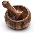 Ironwood Gourmet Olmec Mortar and Pestle, Acacia Wood
