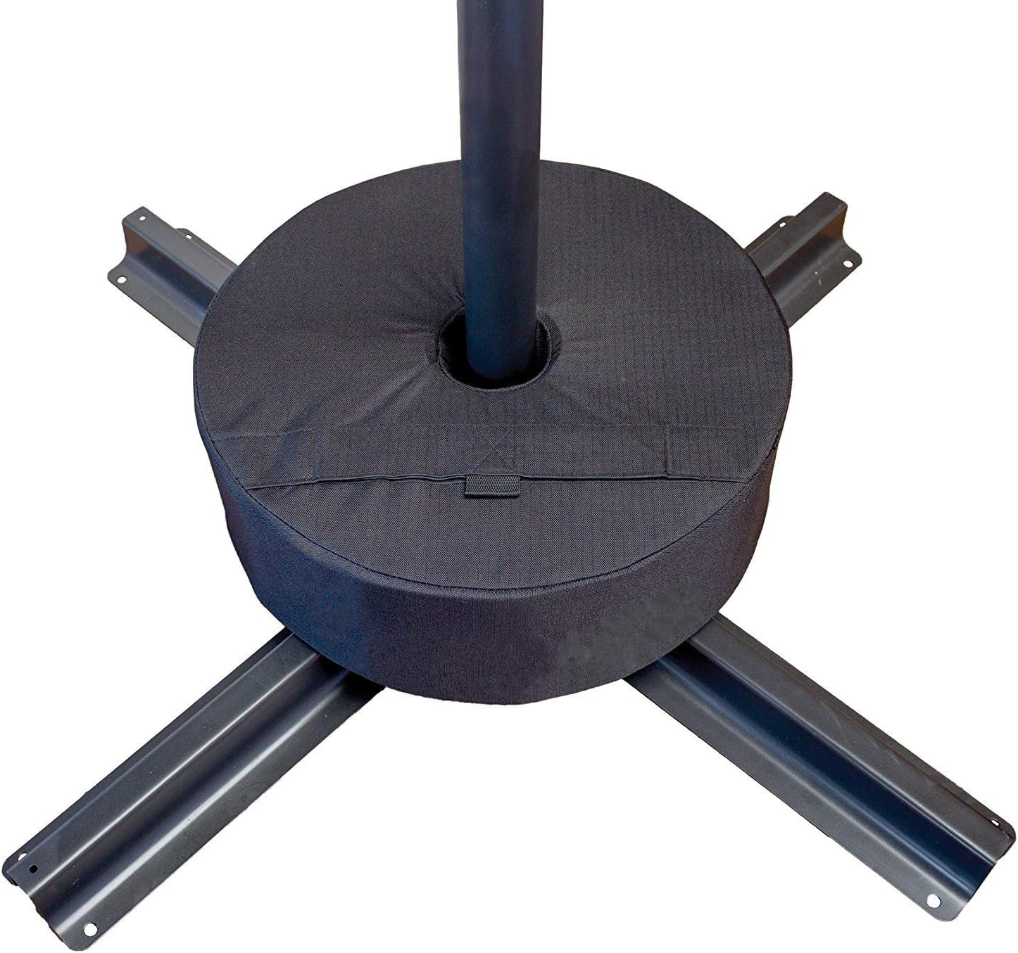 Umbrella Weights With Large Opening For Cantilever Or Standard Outdoor Patio Umbrella Or Flagpole 18 Round Garden Parasol Umbrella Stand Sandbags Heavy Duty Patio Umbrella Base Weight Bag Parasols Canopies Shade