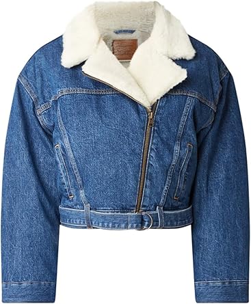 levi denim bomber jacket