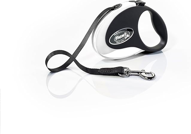Amazon Com Flexi Collection Retractable Dog Leash Tape 10 Ft Small White Pet Supplies