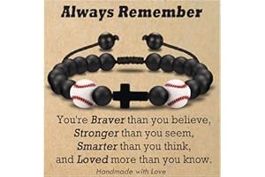 OAVOOK Basketball Soccer Baseball Football Gifts for Teen Boys, Bracelets for Boys Gifts Ideas for Birthday/Valentine/Christmas