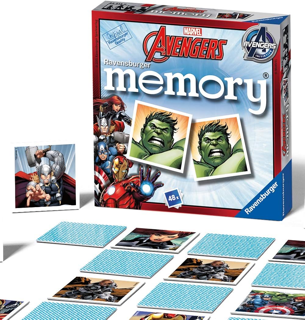 Ravensburger Marvel Avengers Mini Memory Game 48 Cards Kids 3+ Brand