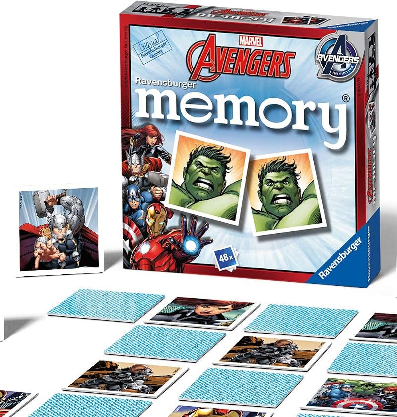 Ravensburger Marvel Avengers Mini Memory Game 48 Cards Kids 3+ Brand