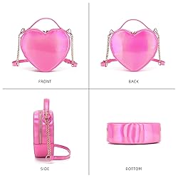 lola mae Heart Shape Satchel Crossbody Purse for