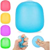 Squishy Toys Stress Balls, Squeeze Fidget Toys for Kids and Adults Anxiety | Super Solid Sensory Balls For Boys Girls Stress Relief Birthday Gifts Party Favors Stocking Stuffers Class Prizes- Blue
