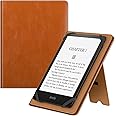 Fintie Universal Case for 6-7 Inch Tablet eReader - Premium PU Leather Sleeve Stand Cover with Card Slot & Hand Strap for 6"- 7" Kindle/Kobo/Nook/Tolino/Pocket Book E-Book Tablet, Brown