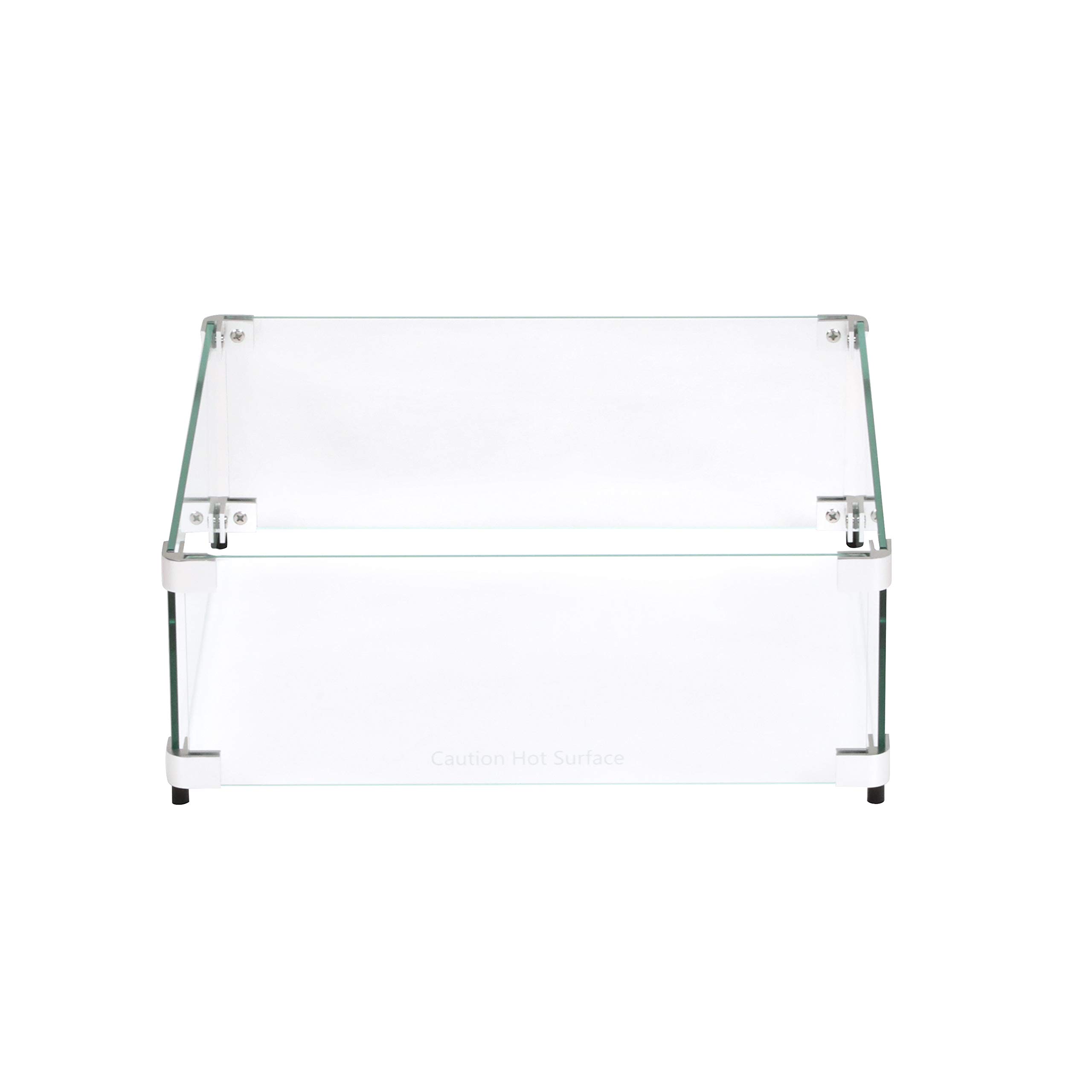 Celestial 17.5" x 17.5" x 6" Wind Guard, fits Celestial 12” Square Fire Pit Burner Pans for Gas Fire Pits Image