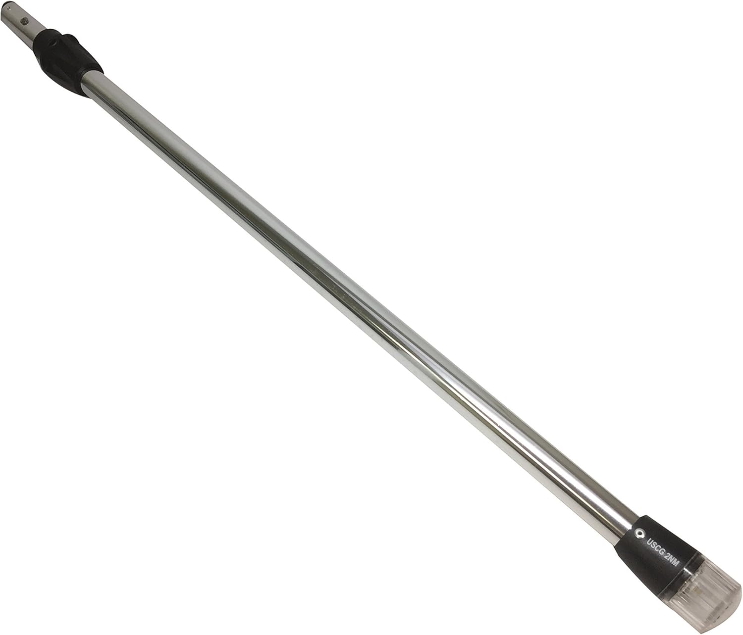 Pactrade Marine LED All-Round Long Stern Light Plugin Aluminum Pole, 24" L : Sports & Outdoors