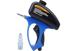 Sand Blaster Gun Kit Portable Small Nozzle Pneumatic Sandblasting Gun Glass Anti-Rust Sandblasting