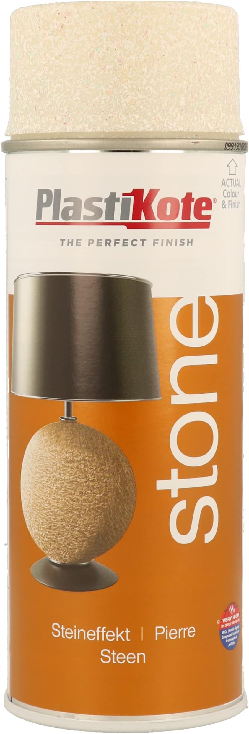 Plasti-kote Stone Touch Alabaster 9439 400ml Textured Spray Paint Stone Effect