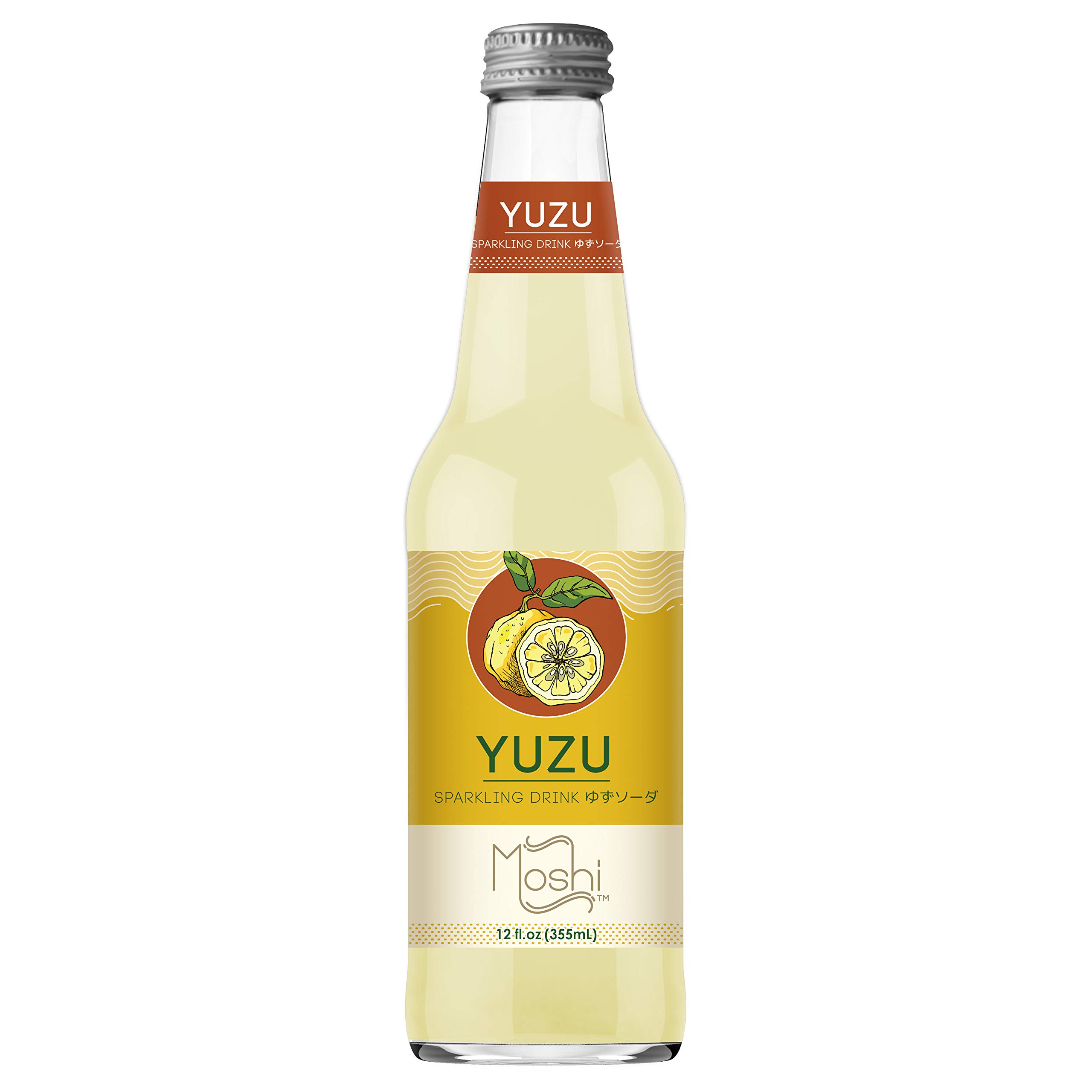 Buy Moshi Yuzu Sparkling Drink, Aromatic and Zesty, Made with 100 Yuzu
