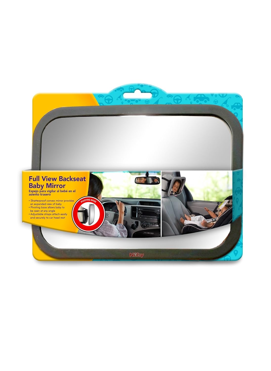nuby backseat baby view mirror