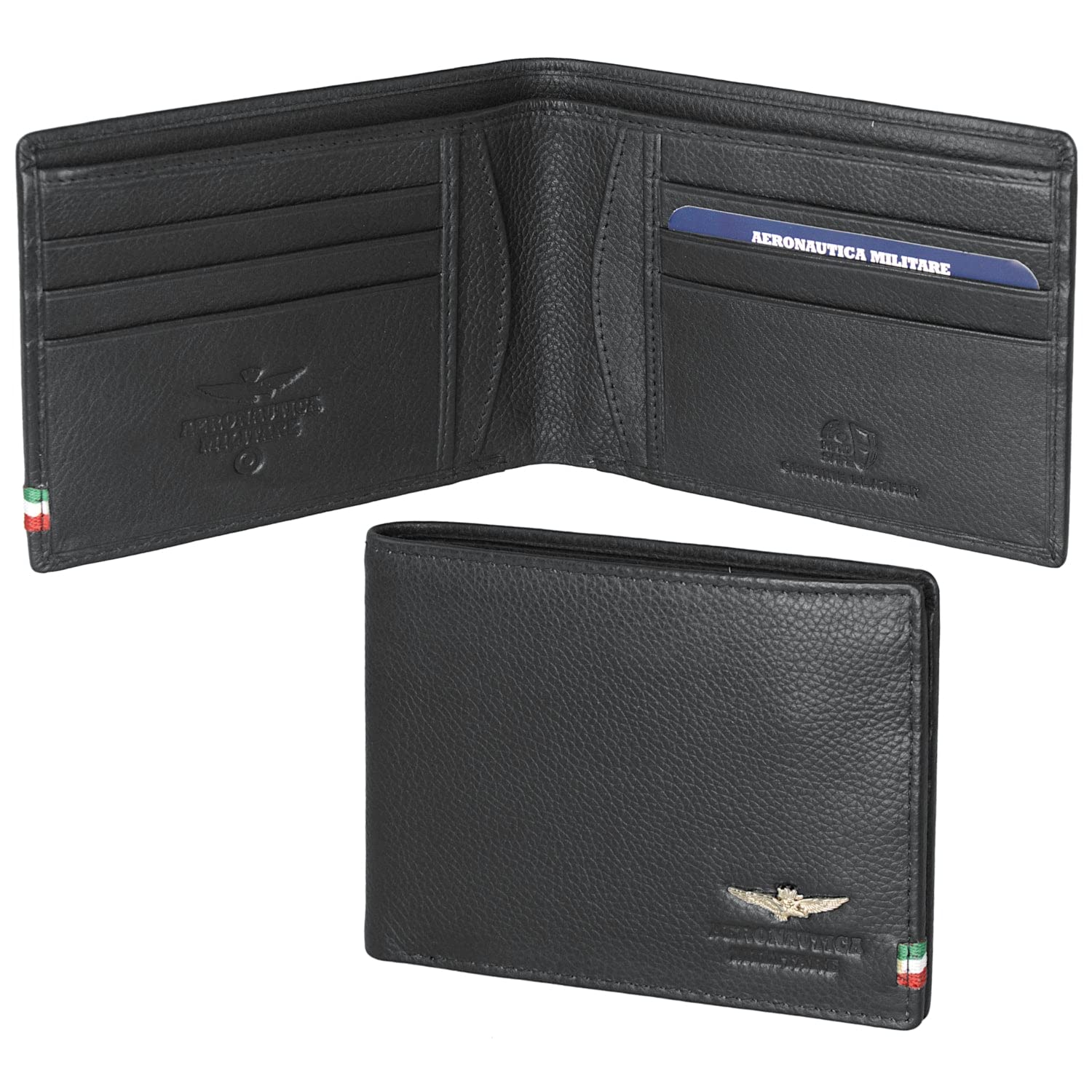 AERONAUTICA MILITARE men's wallet AM104 BLACK UNICA