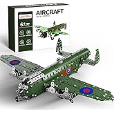 Lucky Doug STEM Building Projects Model Airplane Set - 389 Pieces STEM Project Building Toys for Kids Ages 8-12, Assembly Science Kit Educational Army Toys Gift for Kids Boys 8 9 10 11 12-16 Years Old