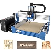 Genmitsu PROVerXL 4030S CNC Router Machine, 710W Spindle &amp; 130mm Z-Height | Upgraded 3-Axis Desktop CNC Milling Machine, High Precision Linear Rails, Wireless App Control for Wood, Metal &amp; Acrylic