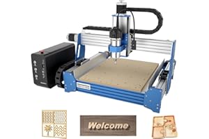 Genmitsu PROVerXL 4030S CNC Router Machine with 710W Spindle, Upgraded 3-Axis Desktop CNC Milling Machine for Wood, Metal, Ac