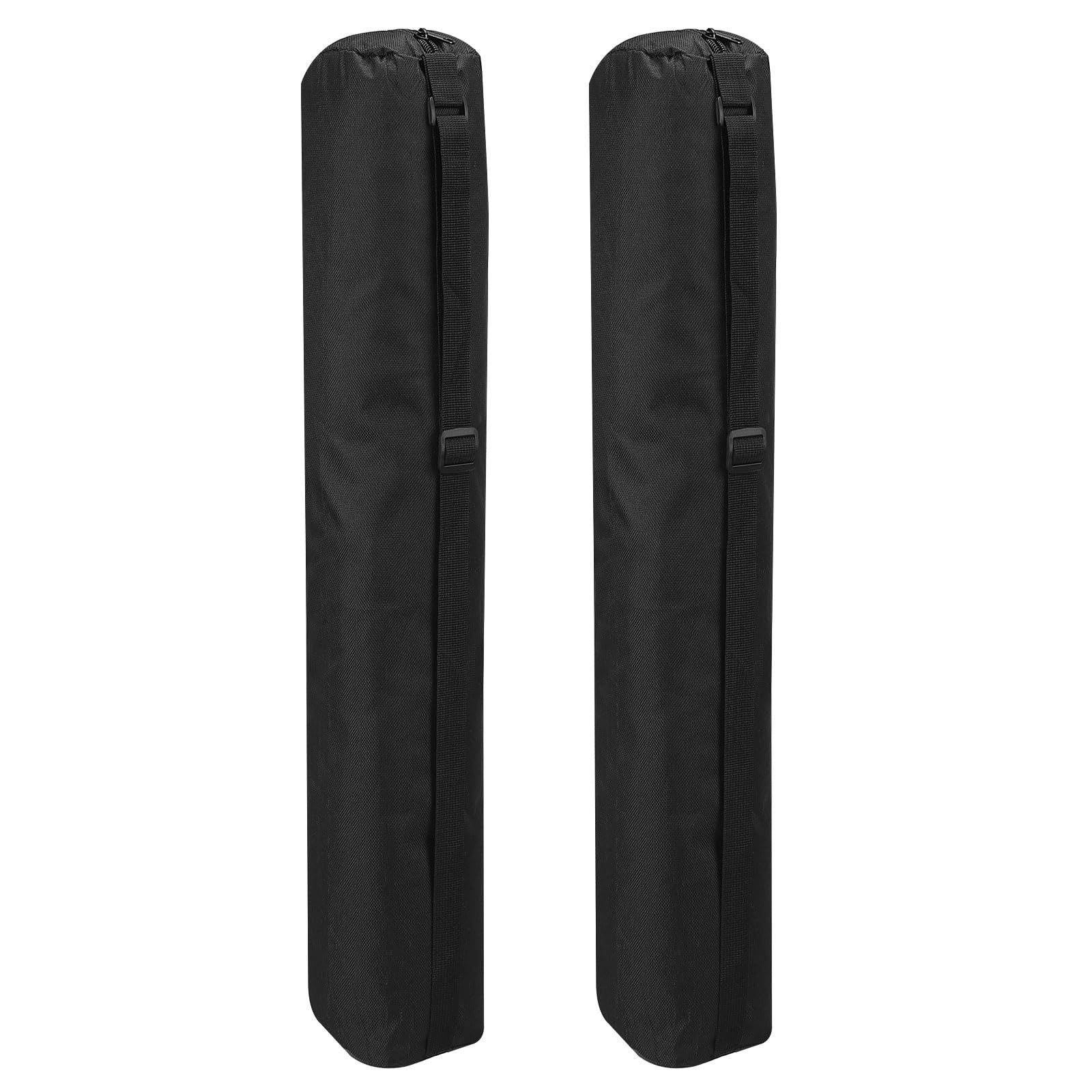 PATIKIL 32x4x4 Inch Grill Storage Tool Bag, 2 Pack Grilling Tools BBQ Bag for Grill Utensil Storage 600D Oxford Foldable Tripod Carry Bag with Adjustable Shoulder Strap for Outdoor Camping