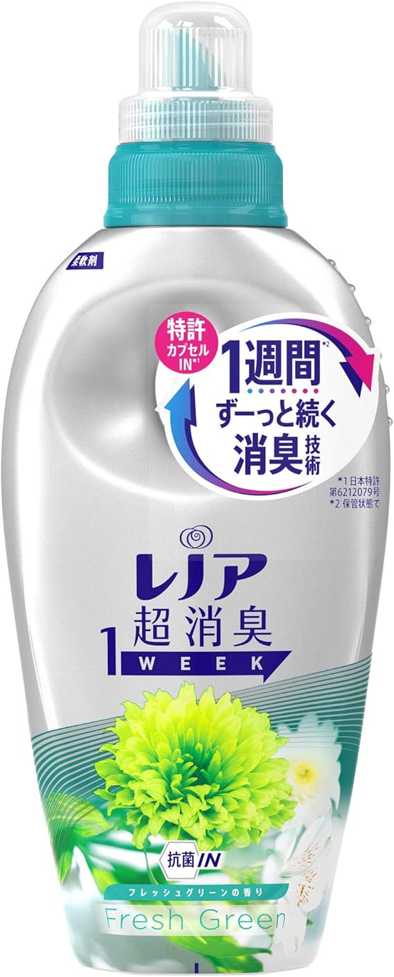 Amazon レノア 超消臭1week 柔軟剤 フレッシュグリーン 本体 レノア ドラッグストア