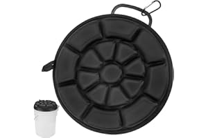 BLISSWILL Outdoor 5 Gallon Bucket Seat - 360° Swivel, Comfortable Foam Cushion for Hunting, Fishing, Gardening, Camping sportsman's Bucket lid