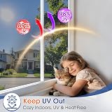 Lifetree Reflective Window Film Privacy & Anti Glare Silver 75x200cm view 2