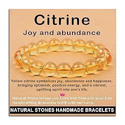 AD Beads Handmade Gemstone Stretch Elastic Bracelet