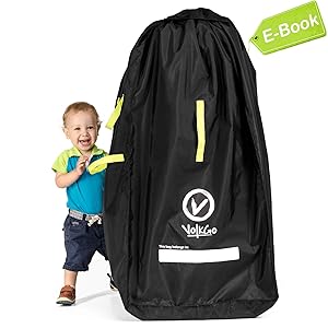VolkGo Durable Stroller Bag for Airplane - Standard or Double/Dual Stroller Gate Check Bag