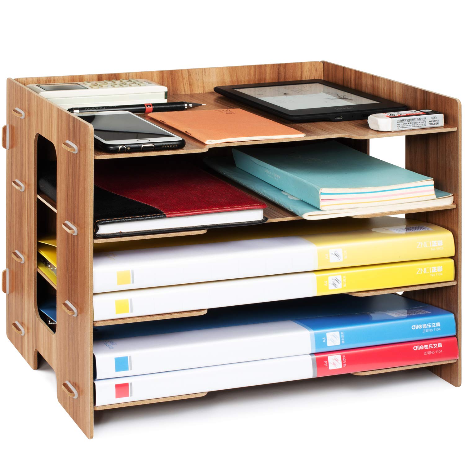 File Sorter A4 Document Desk Tidy Organiser Storage Rack Tray Holder Office Stationery Supplies