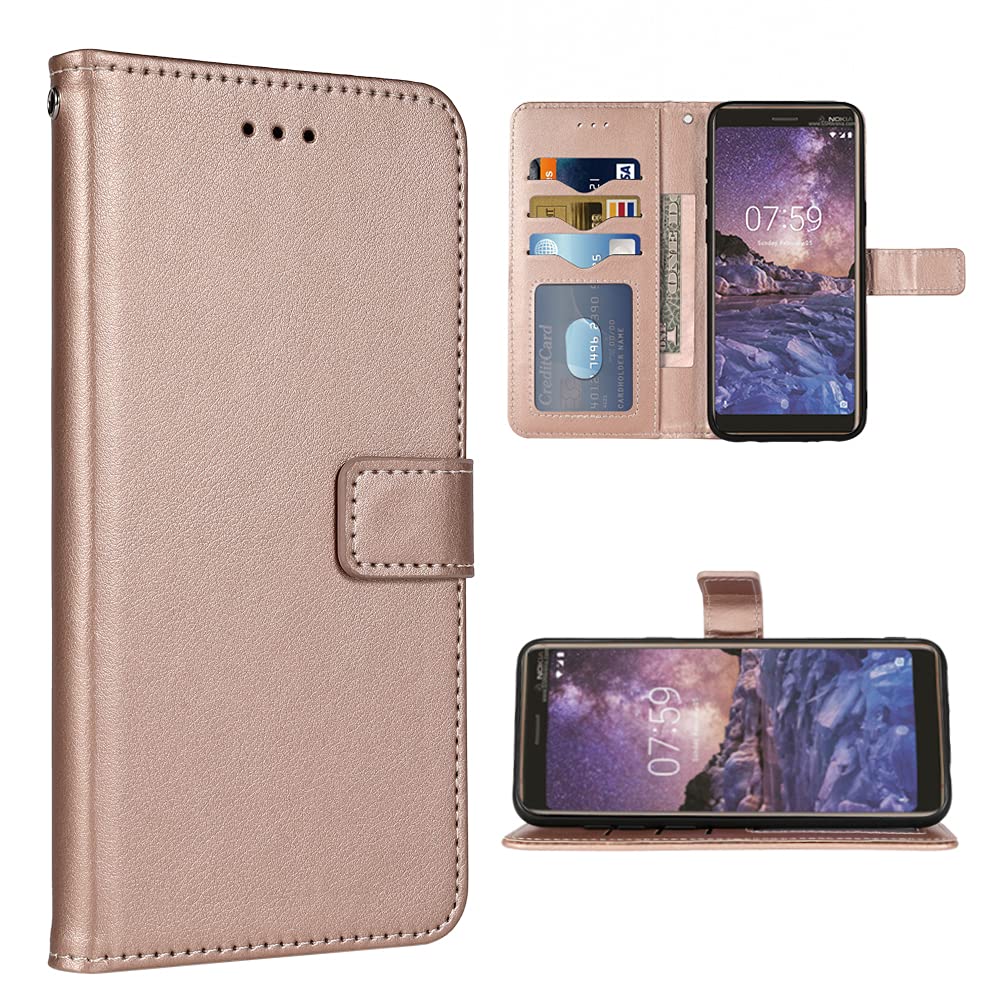 FDCWTSH Compatible with Nokia 7 Plus Wallet Case