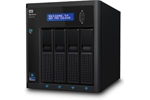 WD Diskless My Cloud EX4100 Expert Series 4-Bay Network Attached Storage - NAS - WDBWZE0000NBK-NESN,Black