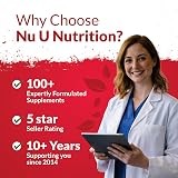 Nu U Nutrition Astaxanthin 12mg Softgel 180 caps 6 Month Supply UK Made view 8