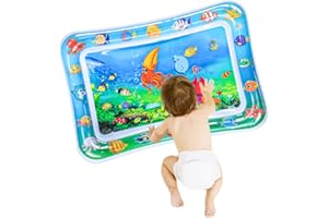 SUNSHINE-MALL Baby Water Play mat, Tummy Baby Toys,Infant Toys, Inflatable Play Mat Water Cushion Inflatable Toys, Fun Early Development Play Center for Newbor (70 x 50 cm)