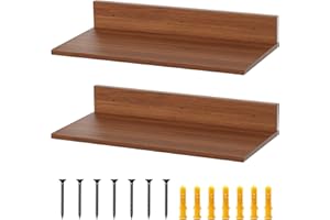 Floating Shelves for Wall, Wall Shelves Wall Mounted Wood Shelves Book Shelves for Bathroom, Bedroom, Living Room, Kitchen St