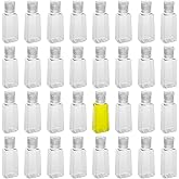 KEILEOHO 200 PCS Plastic Empty Bottles with Flip Cap, 1oz/30 ml Refillable Travel Size Bottles, Mini Plastic Empty Toiletry Bottles for Lotions, Creams, Shampoo and Toiletries