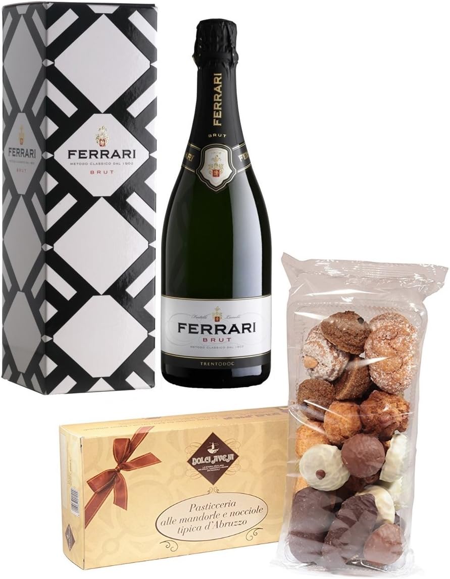 Christmas Gift Box Dolci Aveja - (Ferrari Brut and Pastries)