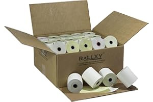 50 Rolls 3" x 95' 2-Ply Carbonless White/Canary Cash Register Paper for M119 Hypercom T77F (Impact Printer) NCR 7445-1000 Samsung SRP-100 Visit the PosPaperRoll Store