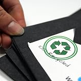 BCreativetolearn Recycled A4 Black Sugar Paper 50 Sheets 210x297mm view 3