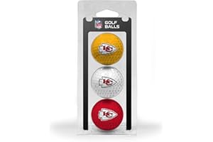 Team Golf NFL Regulation Size Golf Balls, 3 Pack, Full Color Durable Team Imprint