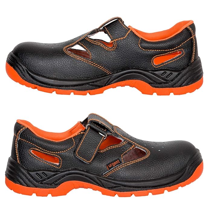 URG Arbeitssandale Sicherheitssandale Sandale Schutzschuhe Schutzkappe (301S1-OR)