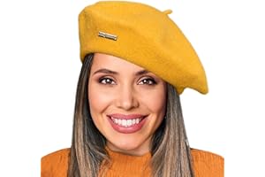 Nawati Wool French Berets for Women, Solid Color Beret Hats for Women Girls Lady, Casual and Chic Vintage Painters Hat