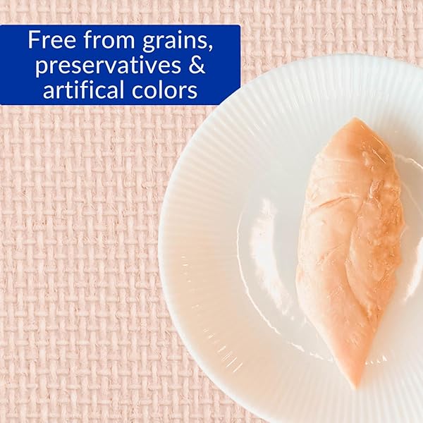 INABA PREMIUM HAND-CUT GRILLED CHICKEN FILLET CAT TREATS/TOPPER WITH VITAMIN E AND GREEN TEA EXTRACT, 0.9 OUNCES EACH, PACK OF 6, EXTRA TENDER CRAB BROTH
