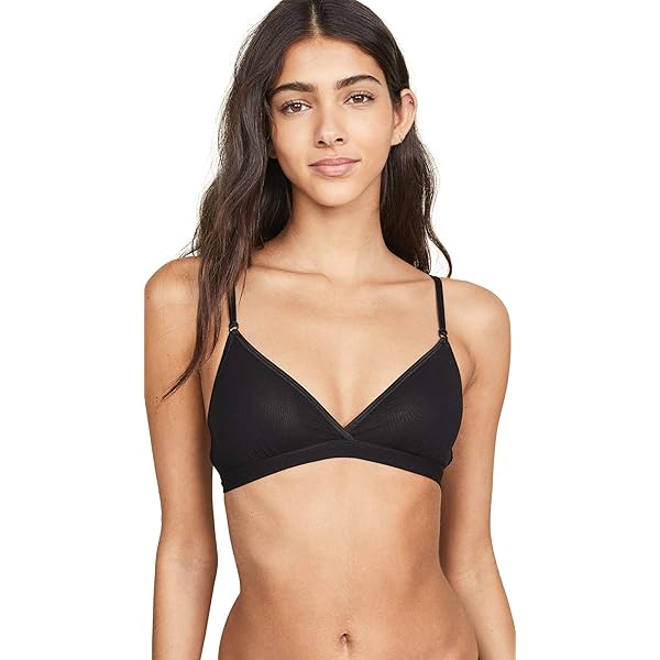 Cosabella Women's Romanza Cotton Lace Triangle Bralette, Moon