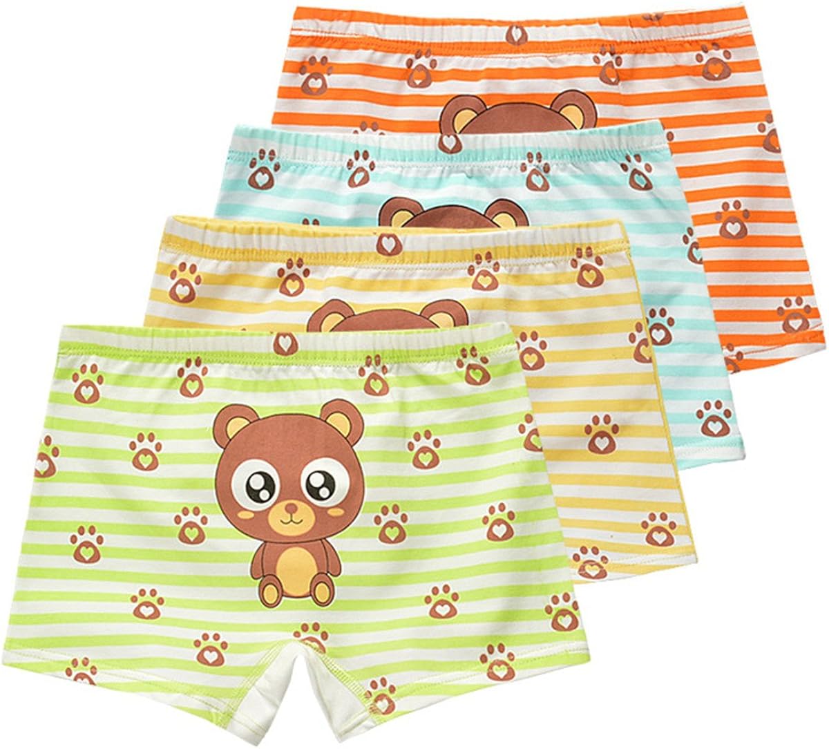JELEUON Little Girls Toddler Kids Cartoon Monkey Boyshort Hipster Panties Kids