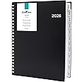 WallDeca 2026 Planner, Agenda Planner With Weekly And Monthly View, Daily Agenda Book And Yearly Planners Calendar Book, Spir