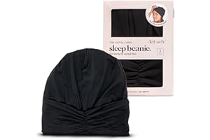 Kitsch Satin Hair Bonnet for Sleeping - Softer Than Silk Bonnet for Sleeping, Satin Hair Wrap,Sleep Cap & Bonnets for Women, 