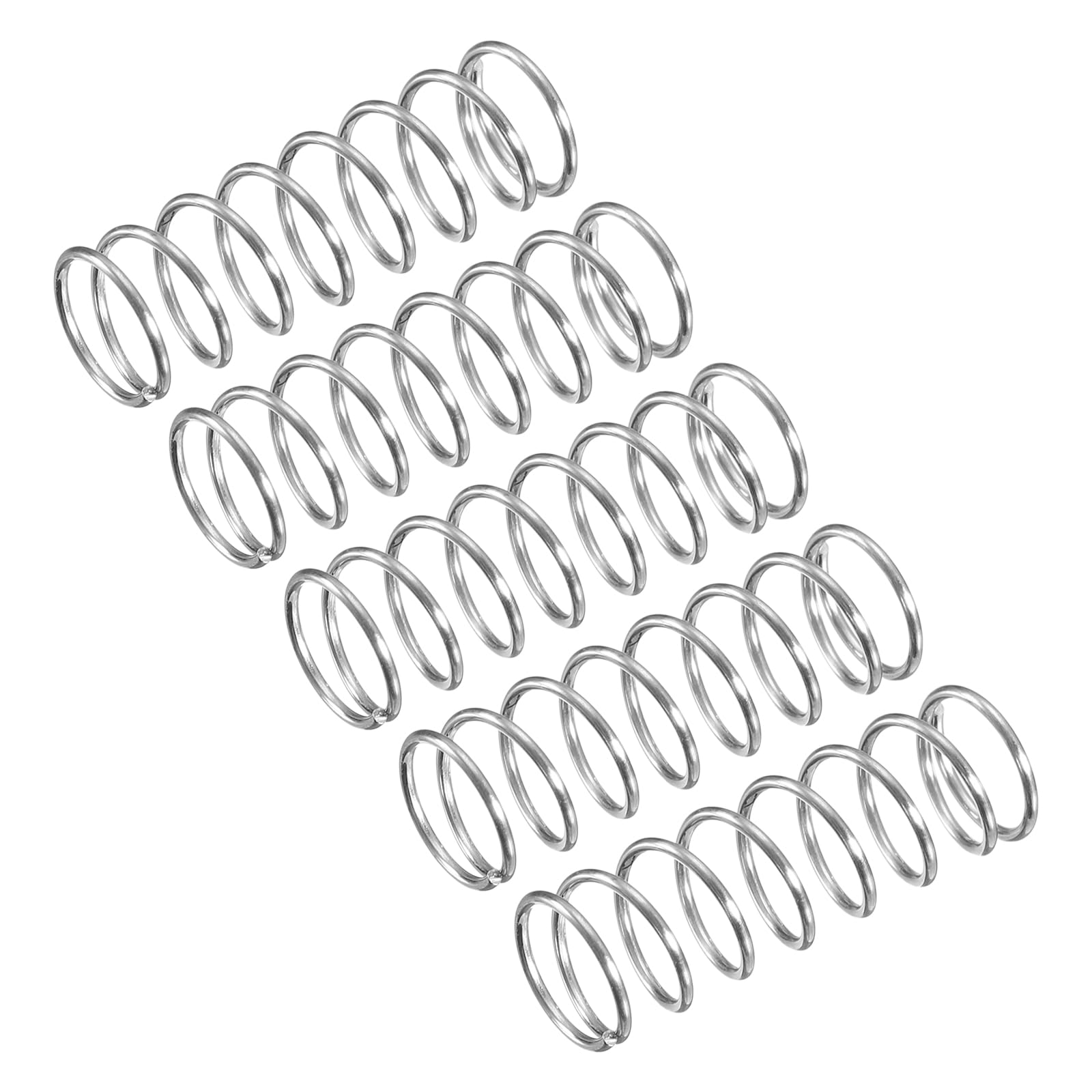 uxcell Compression Spring, 5Pcs 304 Stainless