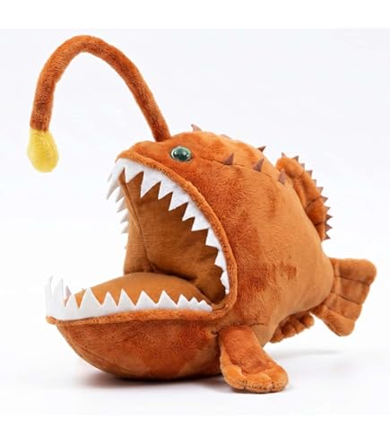 Amazon.com: JIANEEXSQ Realistic Angler Fish Stuffed Animal Doll